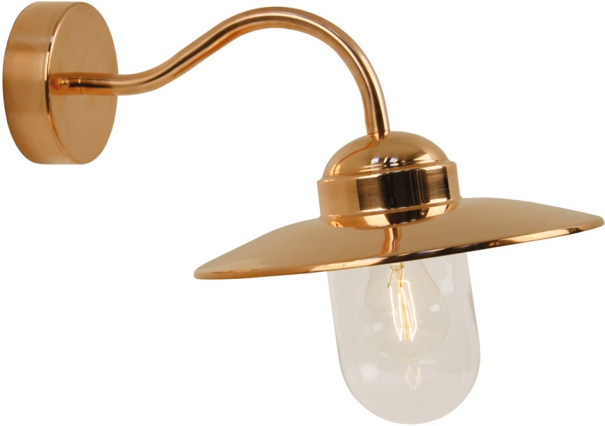 Nordlux - Applique da esterno LUXEMBOURG 1xE27/60W/230V IP54 finitura rame