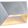 Nordlux - Applique da esterno PONTIO 2xGU10/25W/230V IP54 argento