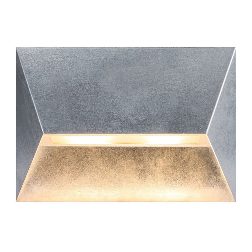 Nordlux - Applique da esterno PONTIO 2xGU10/25W/230V IP54 argento