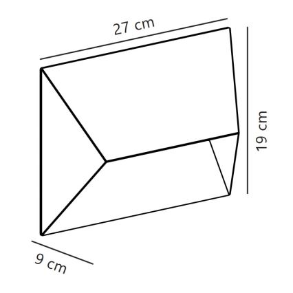 Nordlux - Applique da esterno PONTIO 2xGU10/25W/230V IP54