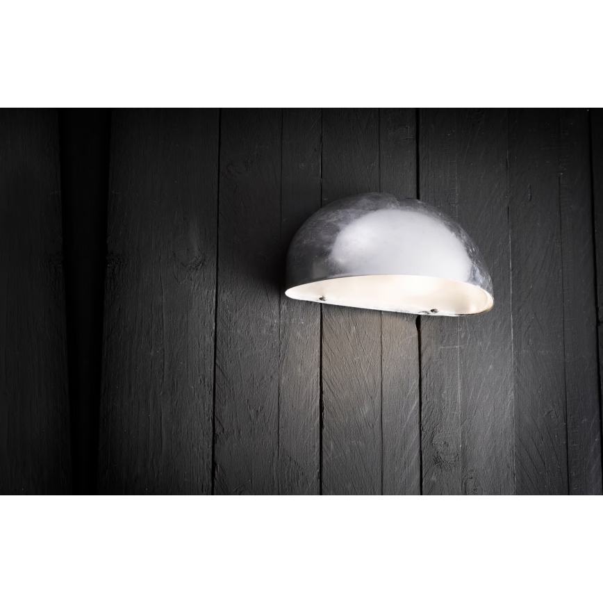 Nordlux - Applique da esterno SCORPIUS 1xE14/40W/230V IP33 argento