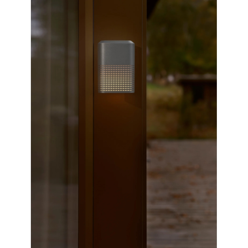 Nordlux - Applique da esterno SIDARA 1xE27/15W/230V IP54 antracite