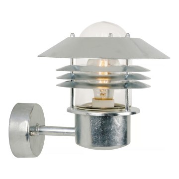 Nordlux - Applique da esterno VEJERS 1xE27/60W/230V IP54 argento