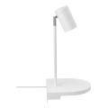 Nordlux - Applique da parete con mensola CODY 1xGU10/15W/230V bianca