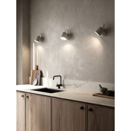 Nordlux - Applique da parete con USB ANGLE 1xGU10/25W/230V grigia