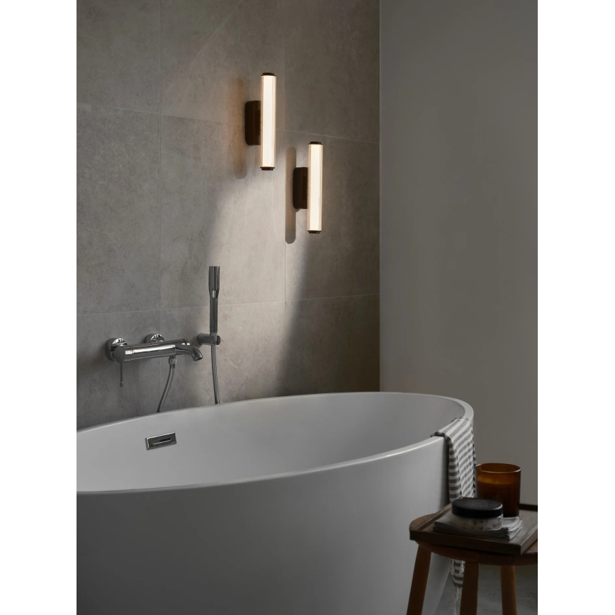 Nordlux - Applique da parete per bagno dimmerabile VIRELLE LED/8W/230V 3000/4000K IP44 nero