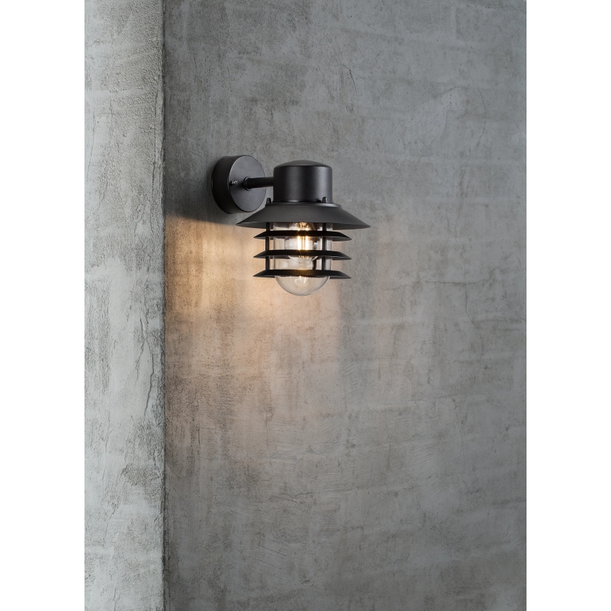Nordlux - Applique da parete per esterni VEJERS 1xE27/60W/230V IP54 nero