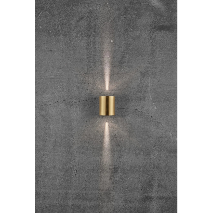 Nordlux - Applique LED da esterno CANTO 2xLED/5,5W/230V IP44 oro