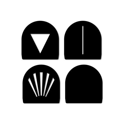 Nordlux - Applique LED da esterno CANTO 2xLED/6W/230V IP44 nero