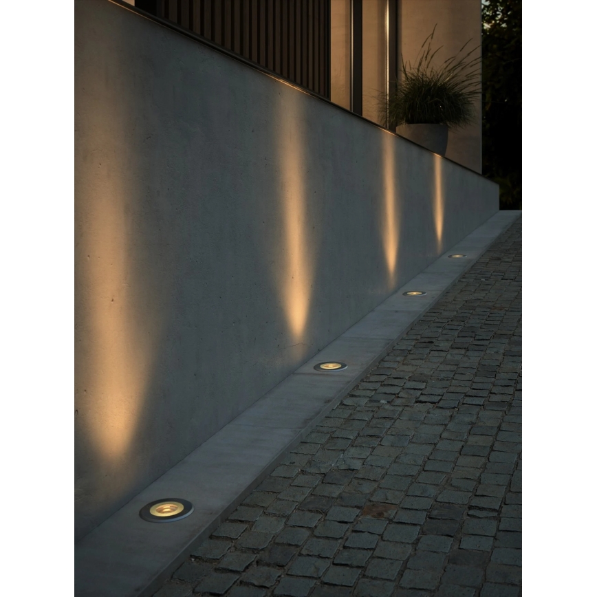 Nordlux - Faretto da incasso a pavimento per esterni ANDOR 1xGU10/15W/230V IP67