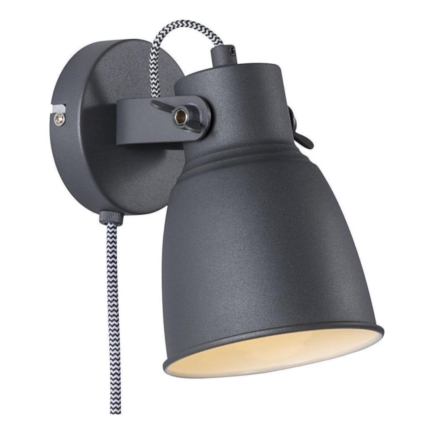 Nordlux - Faretto da parete ADRIAN 1xE27/25W/230V antracite