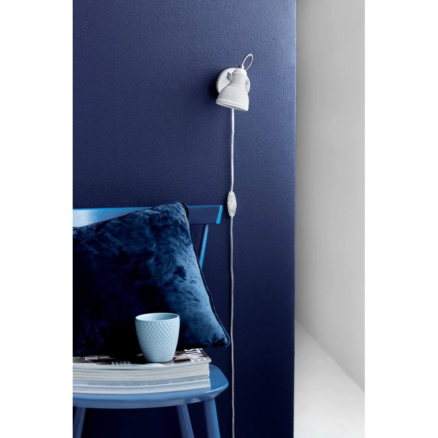 Nordlux - Faretto da parete ASLAK 1xGU10/35W/230V bianco