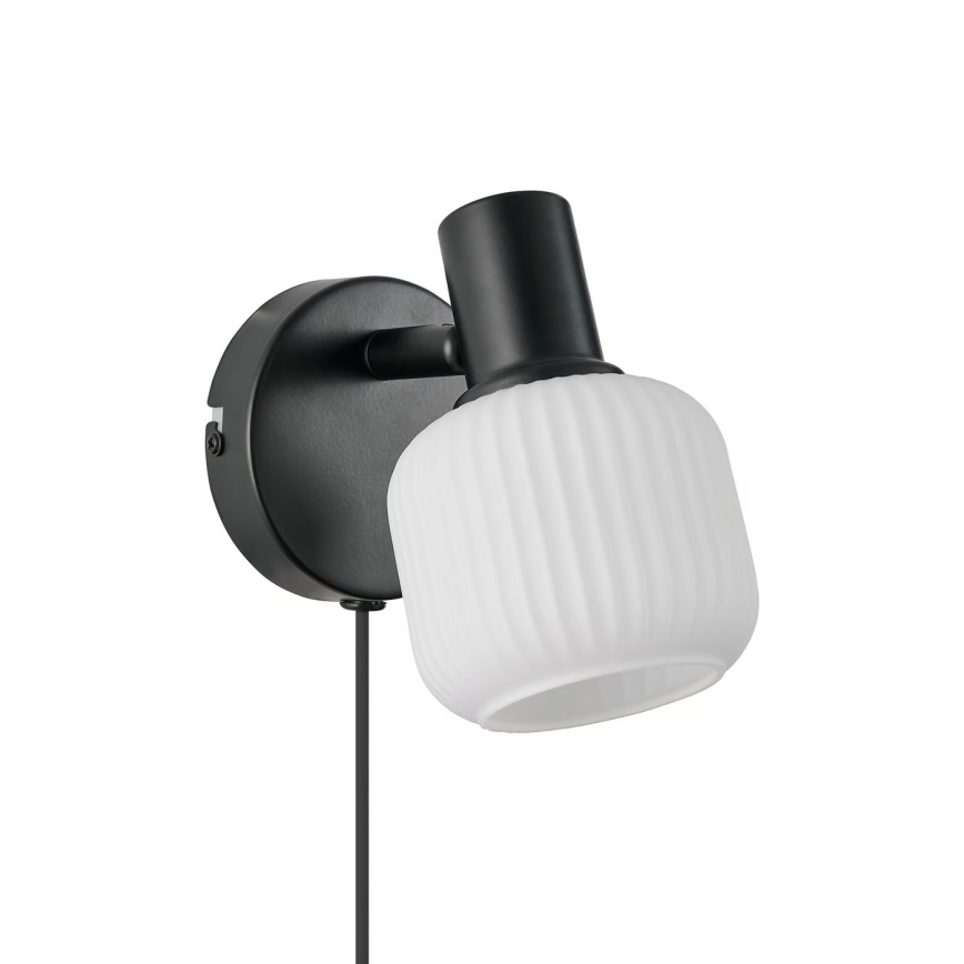 Nordlux - Faretto da parete MILFORD 1xE14/10W/230V nero