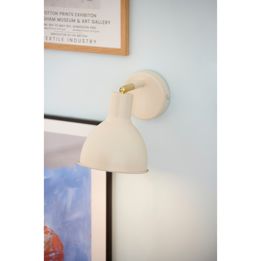 Nordlux - Faretto da parete POP 1xE27/18W/230V beige