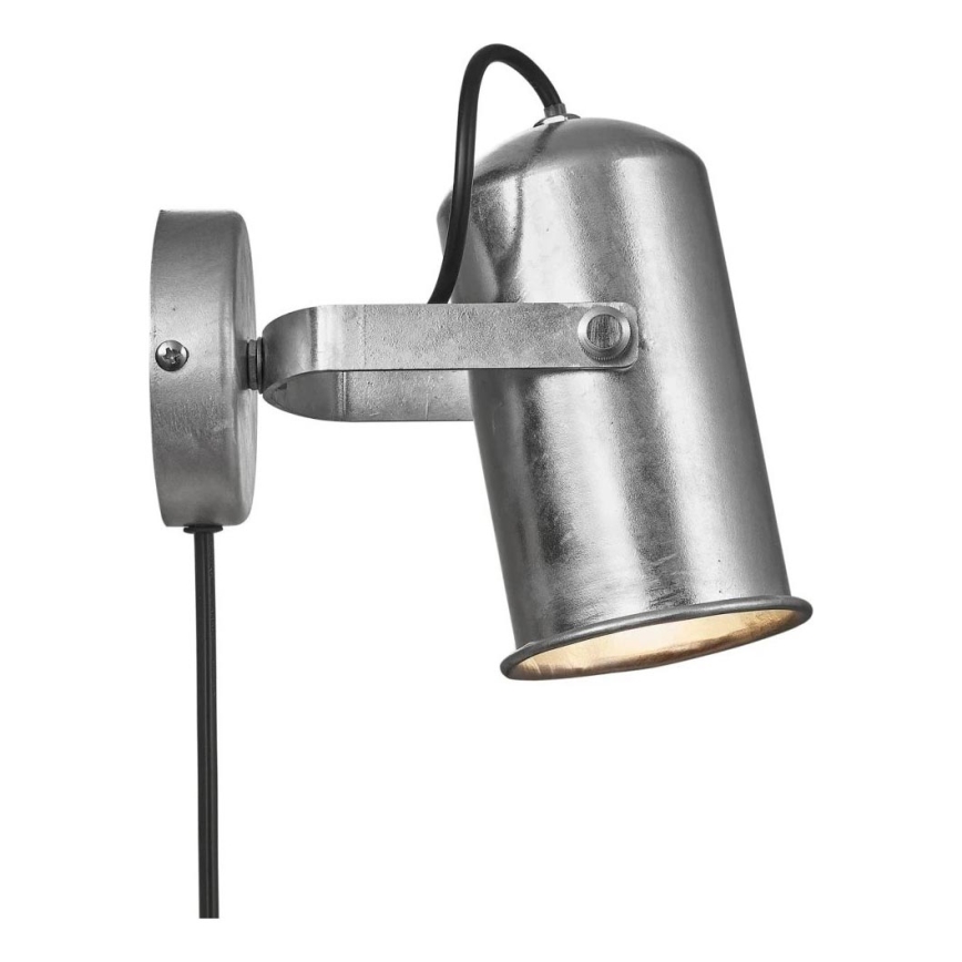 Nordlux - Faretto da parete PORTER 1xE27/60W/230V cromo opaco