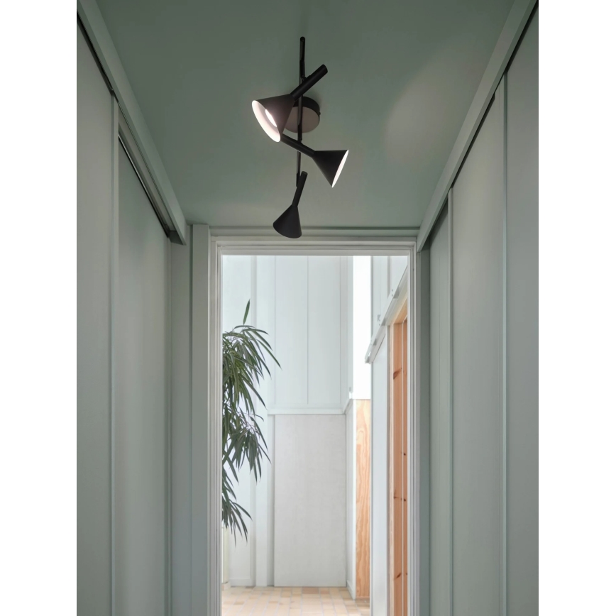 Nordlux - Faretto KELVIS 3xGU10/12W/230V nero