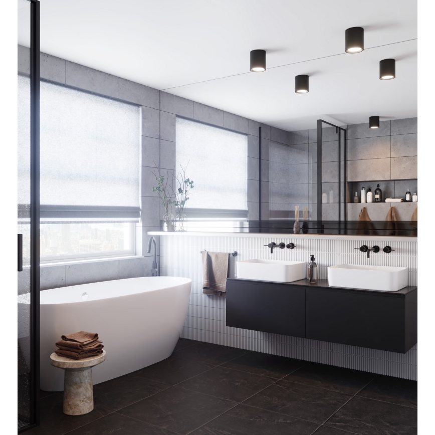 Nordlux - Lampada da incasso LED per bagno LANDON LED/6,5W/230V IP44 nero