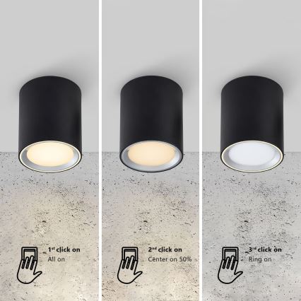 Nordlux - Lampada da incasso LED per bagno LANDON LED/6,5W/230V IP44 nero