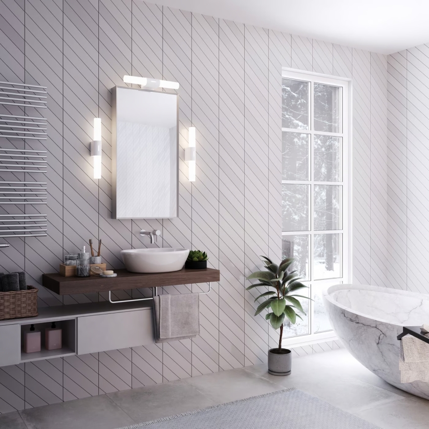 Nordlux - Illuminazione a LED per specchi da bagno HELVA LED/9W/230V 3000K IP44