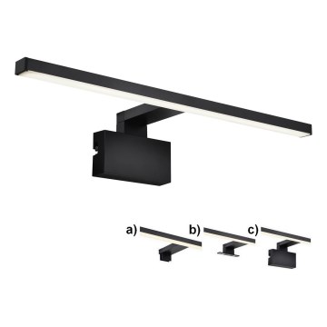 Nordlux - Illuminazione a LED per specchio da bagno MARLEE LED/8,9W/230V IP44 4000K 50 cm nero