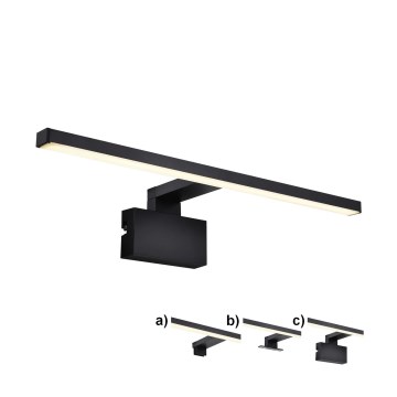 Nordlux - Illuminazione a LED per specchio da bagno MARLEE LED/8,9W/230V IP44 nero