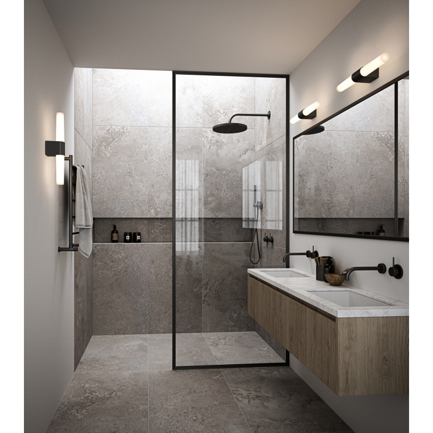 Nordlux - Illuminazione a LED per specchio da bagno HELVA LED/9W/230V IP44 nero