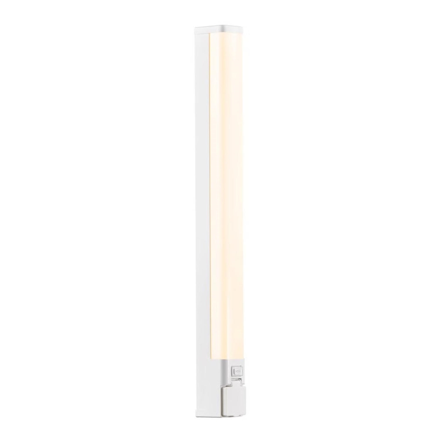 Nordlux - illuminazione LED dimmerabile per specchio da bagno con presa SJAVER LED/15W/230V IP44 60 cm bianco