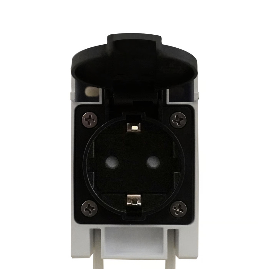 Nordlux - Lampada LED per specchio da bagno con presa integrata MALAIKA LED/15W/230V IP44 68,4 cm nera