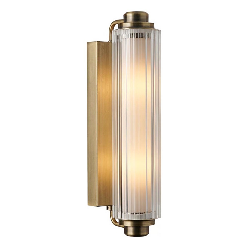 Nordlux - Illuminazione per specchio da bagno NIMAL 2xE14/25W/230V IP44 ottone