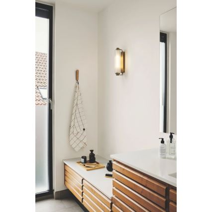 Nordlux - Illuminazione per specchio da bagno NIMAL 2xE14/25W/230V IP44 ottone