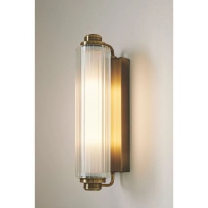 Nordlux - Illuminazione per specchio da bagno NIMAL 2xE14/25W/230V IP44 ottone