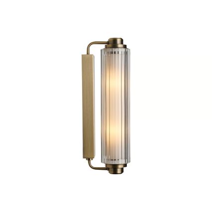 Nordlux - Illuminazione per specchio da bagno NIMAL 2xE14/25W/230V IP44 ottone