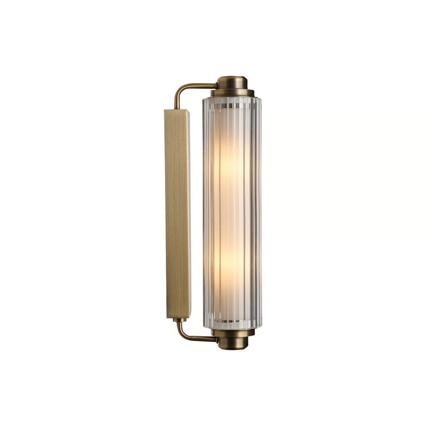 Nordlux - Illuminazione per specchio da bagno NIMAL 2xE14/25W/230V IP44 ottone