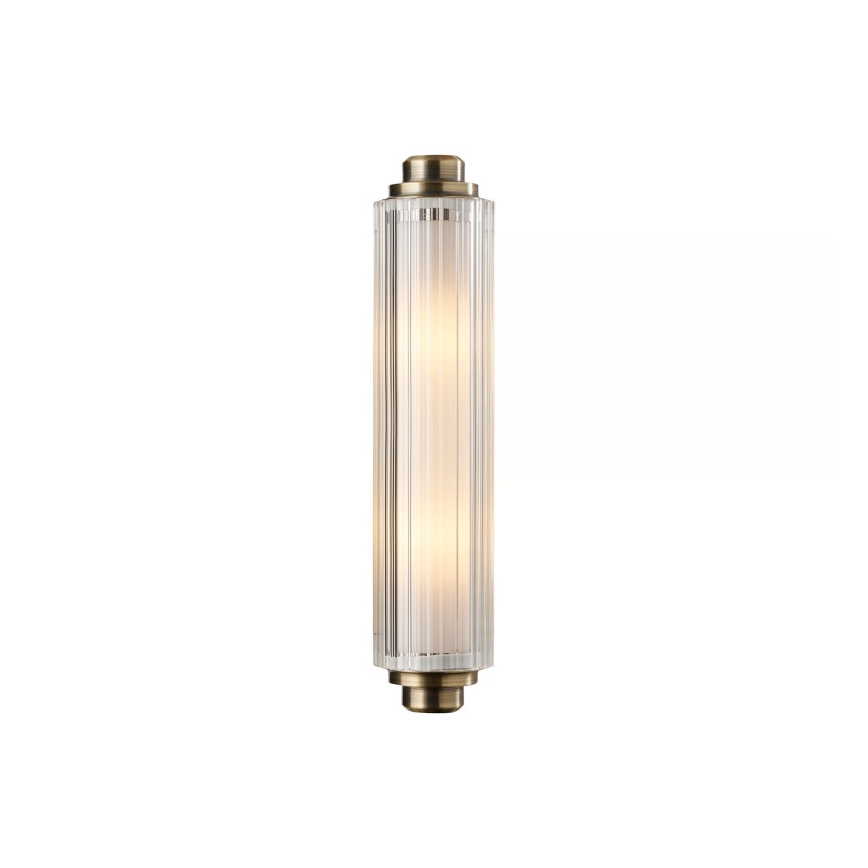 Nordlux - Illuminazione per specchio da bagno NIMAL 2xE14/25W/230V IP44 ottone