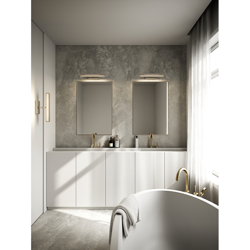 Nordlux - Illuminazione specchio da bagno LED dimmerabile OTIS LED/14W/230V IP44 40 cm cromo opaco