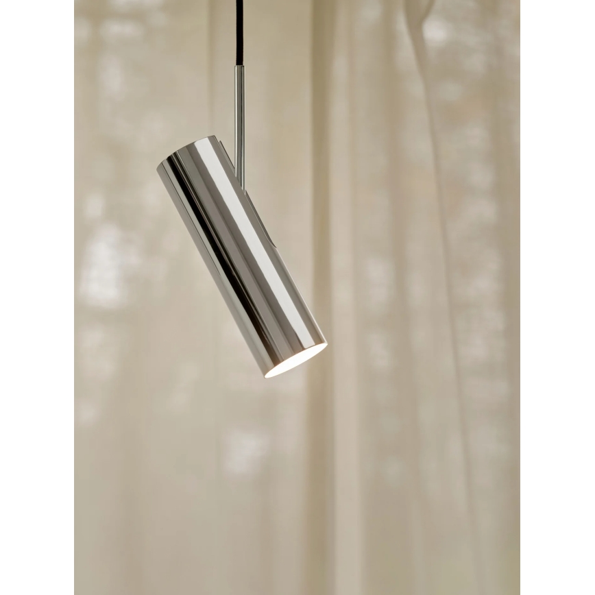 Nordlux - Lampada a sospensione a cavo MIB 1xGU10/20W/230V cromo lucido