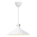 Nordlux - Lampada a sospensione con cavo DORINA 1xE27/60W/230V bianco Ø 45 cm