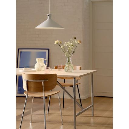 Nordlux - Lampada a sospensione con cavo DORINA 1xE27/60W/230V bianco Ø 45 cm