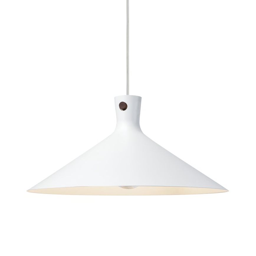 Nordlux - Lampada a sospensione con cavo DORINA 1xE27/60W/230V bianco Ø 45 cm