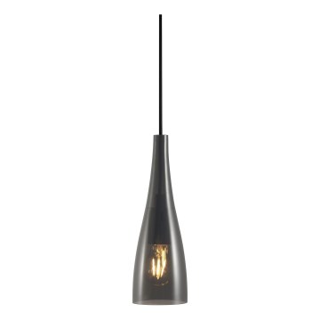 Nordlux - Lampada a sospensione con cavo EMBLA 1xE27/40W/230V fumé/nero