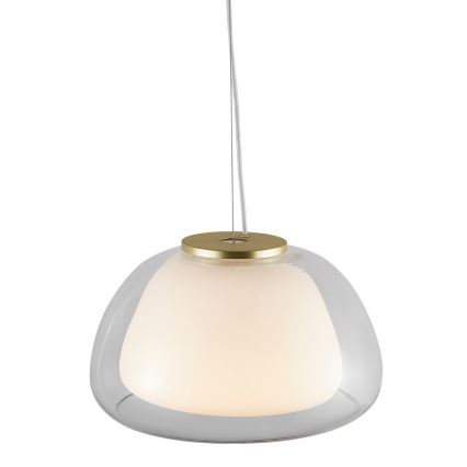 Nordlux - Lampada a sospensione con cavo JELLY 1xE27/40W/230V bianco/trasparente