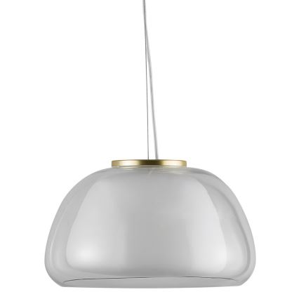 Nordlux - Lampada a sospensione con cavo JELLY 1xE27/40W/230V bianco/trasparente Ø 39 cm