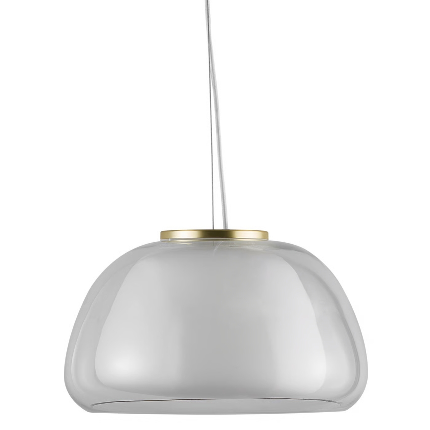 Nordlux - Lampada a sospensione con cavo JELLY 1xE27/40W/230V bianco/trasparente Ø 39 cm