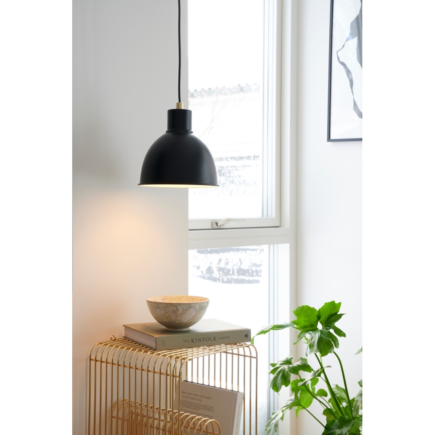 Nordlux - Lampada a sospensione con cavo POP 1xE27/40W/230V nero
