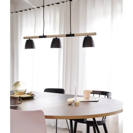 Nordlux - Lampada a sospensione con cavo THEO 3xGU10/35W/230V