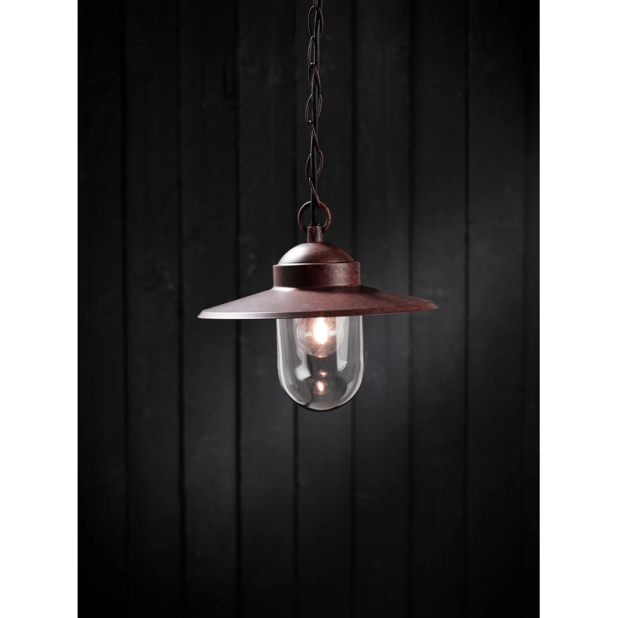 Nordlux - Lampada a sospensione da esterno LUXEMBOURG 1xE27/60W/230V IP33