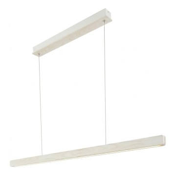 Nordlux - Lampada a sospensione LED dimmerabile su cavo ILGAS LED/47W/230V 3000K bianco/frassino 115 cm