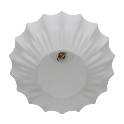 Nordlux - Lampada a sospensione SALLINO con cavo 1xE27/15W/230V Ø 24 cm bianca