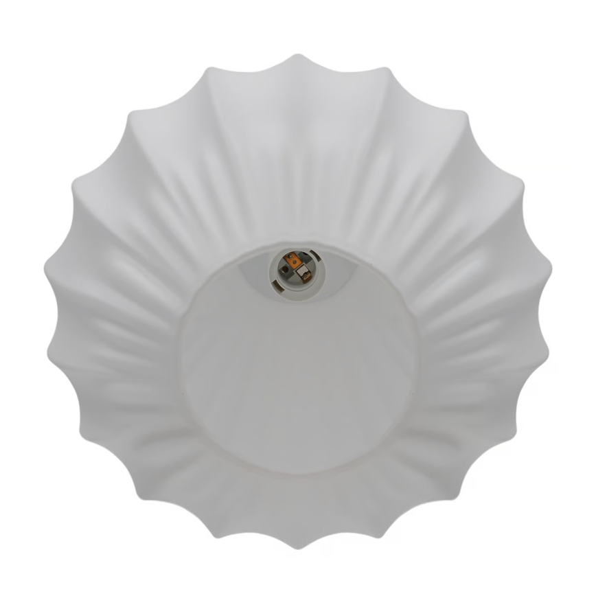 Nordlux - Lampada a sospensione SALLINO con cavo 1xE27/15W/230V Ø 24 cm bianca