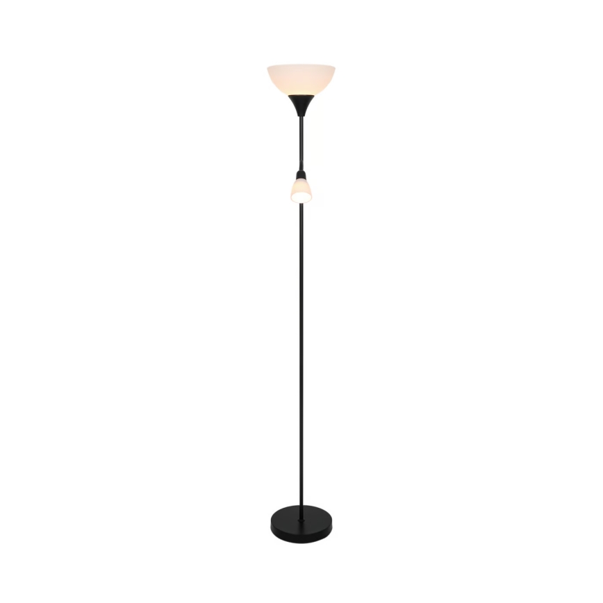 Nordlux - Lampada con piedistallo LAURIA 1xE27/40W/230V + 1xE14/15W nero